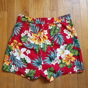 Tiki Flower Shorts